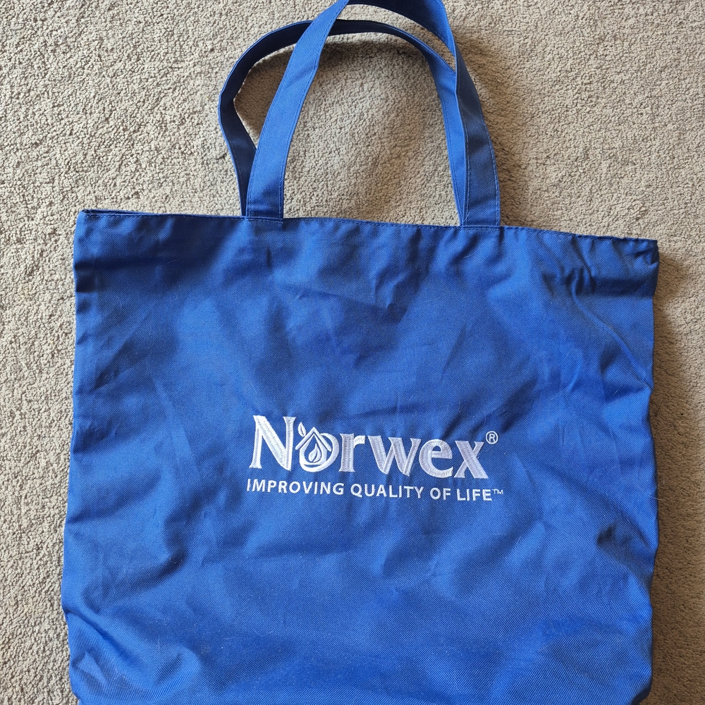Norwex Blue Canvas Tote Bag Functional and Stylish